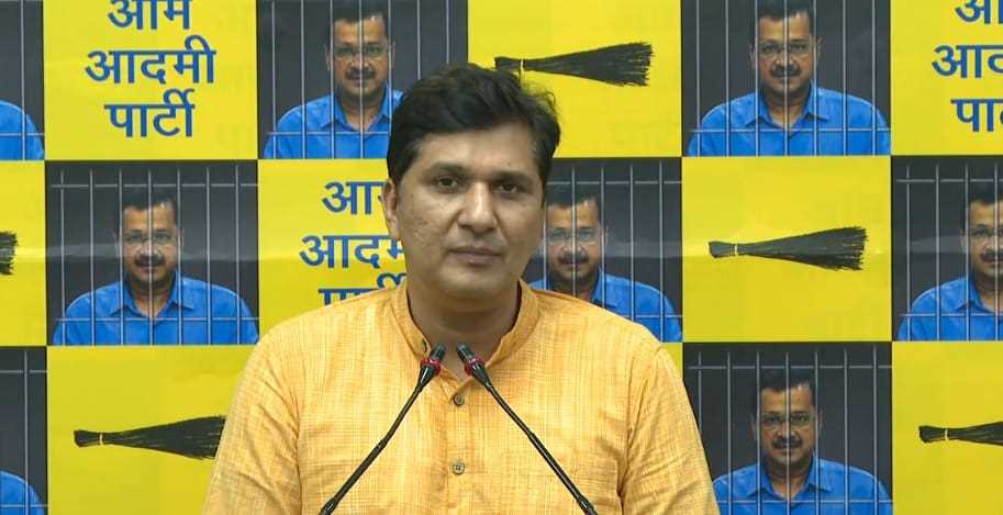 राम को काल्पनिक बताने वाले जीतन राम मांझी को भाजपा ने मंत्री बनाया : सौरभ भारद्वाज